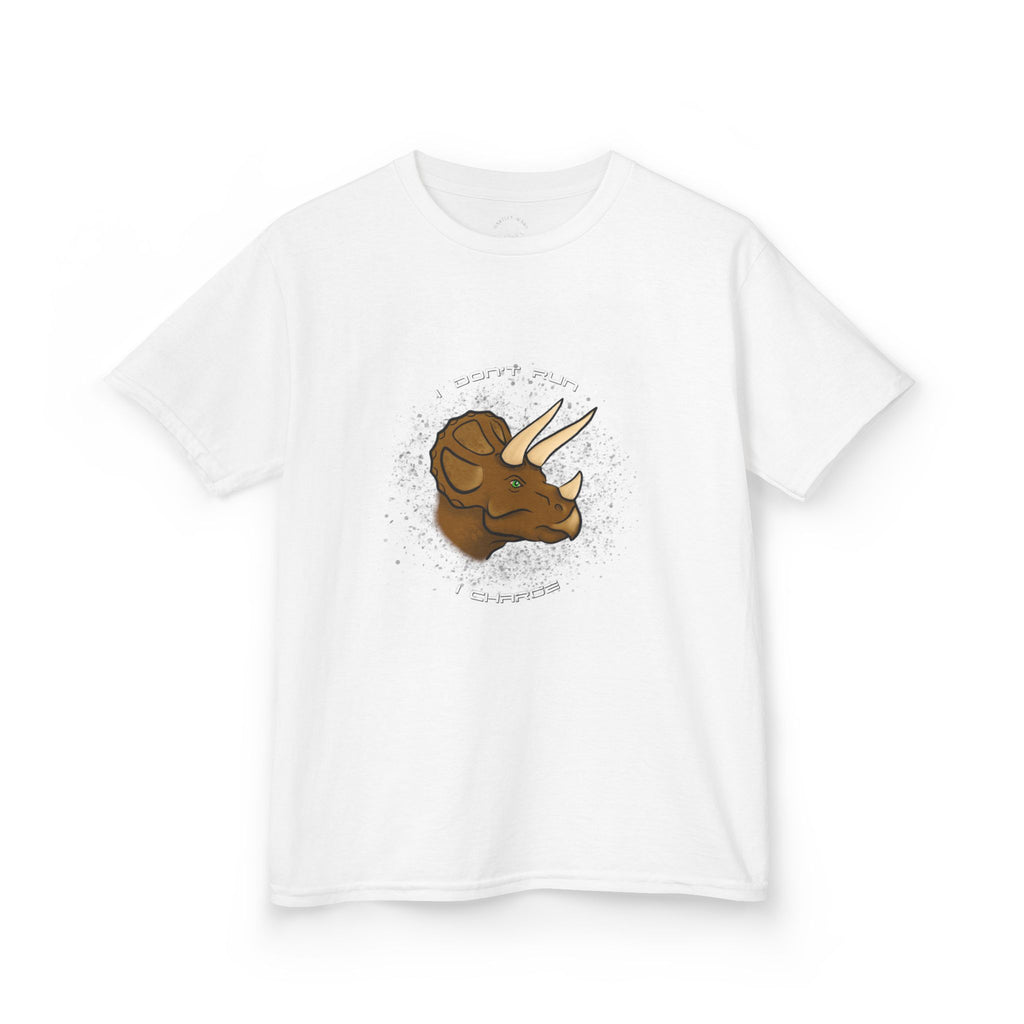 Kids T-Shirt — Cute Triceratops Dino Graphic Tee