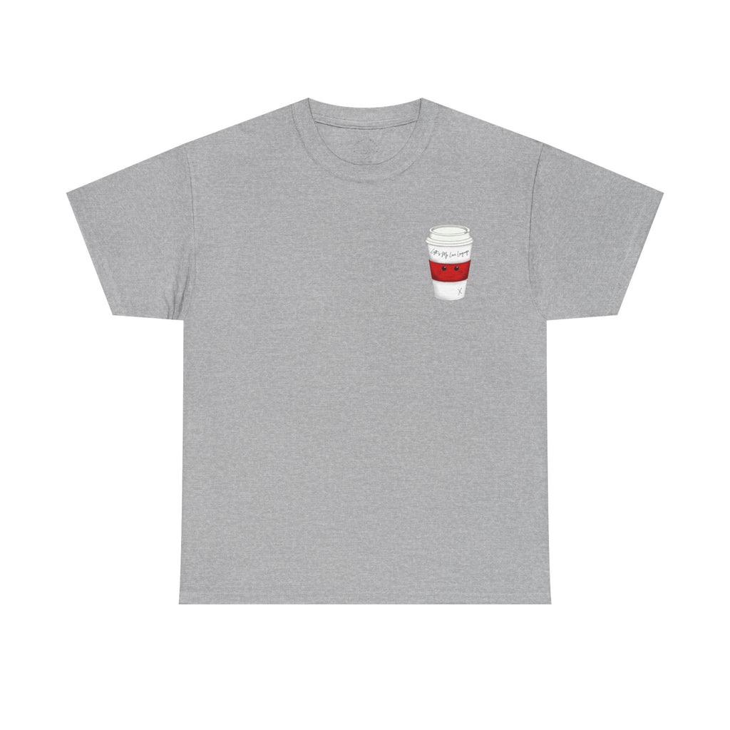 Coffee Cup Tee — 'Latte is my Love Language' Graphic T-Shirt