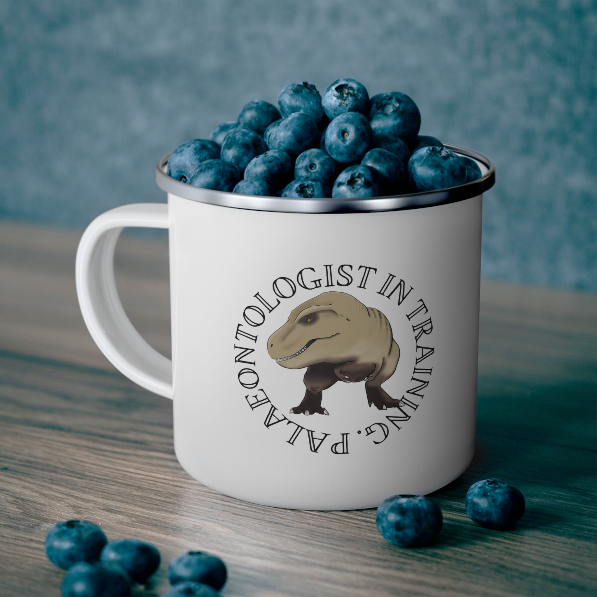 Enamel Mug — "Palaeontologist In Training" Fossil Hunting Cup