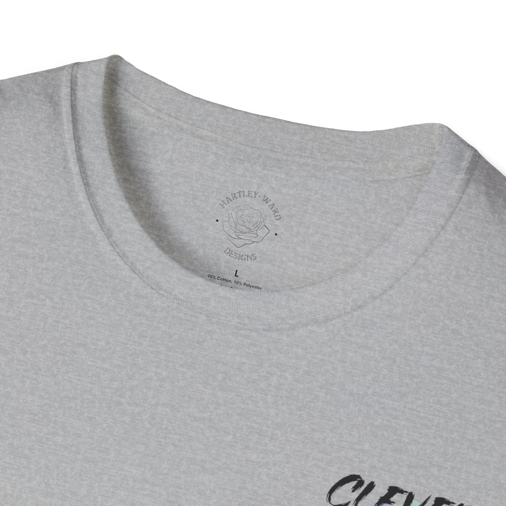 Clever Girl T‑Shirt — Colorful Raptor Graphic Tee for Dino Fans