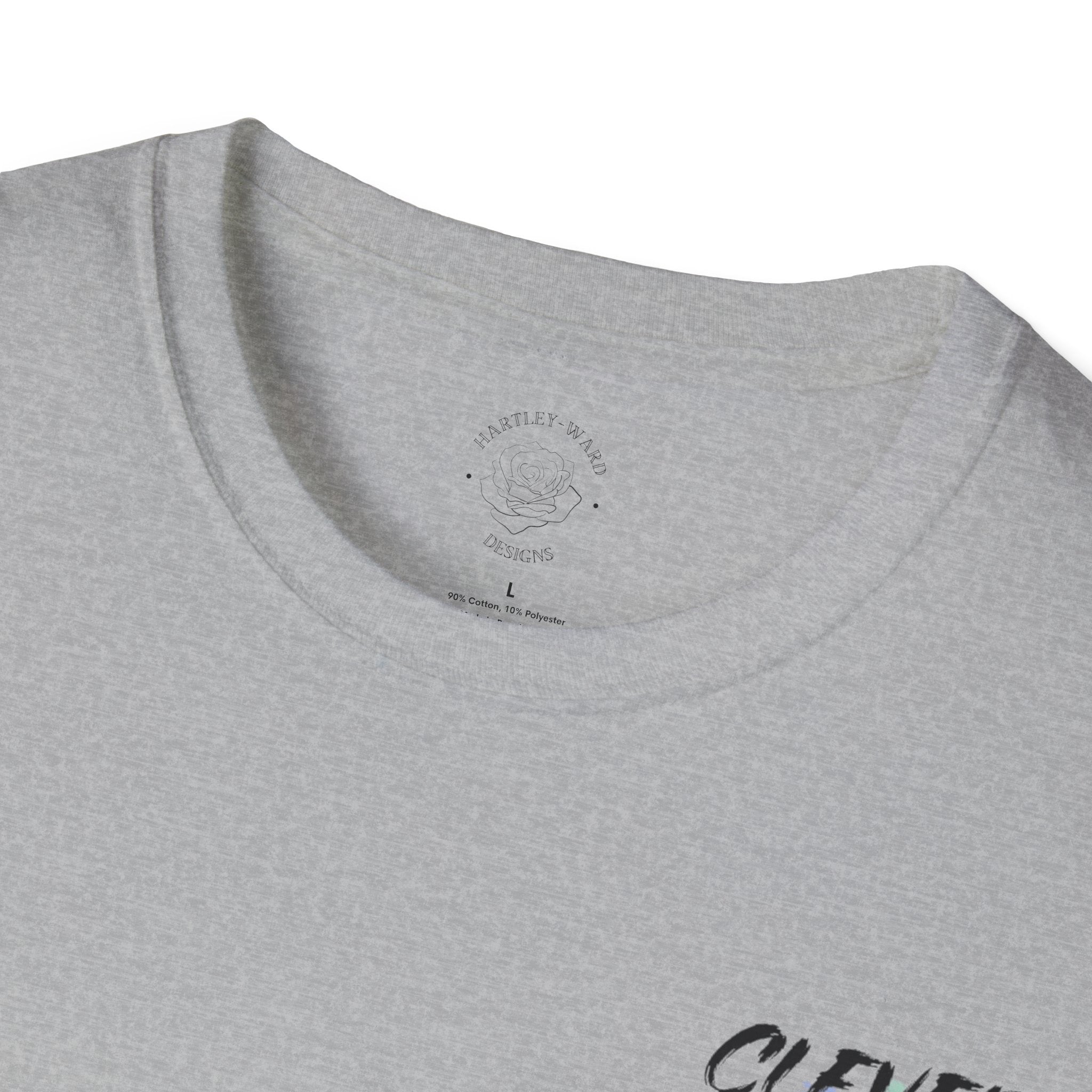 Clever Girl T‑Shirt — Colorful Raptor Graphic Tee for Dino Fans