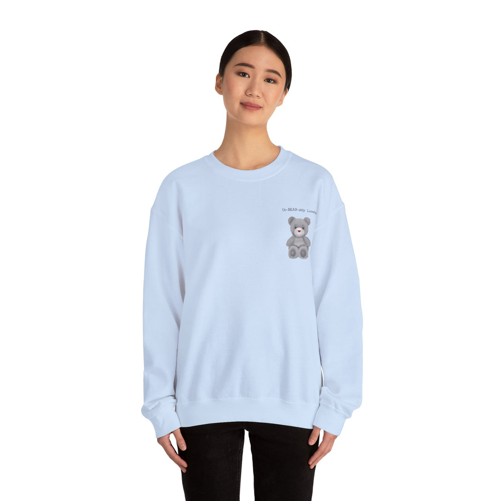Teddy Bear Sweatshirt — "Un-BEAR-ably Lovely" Cosy Crewneck