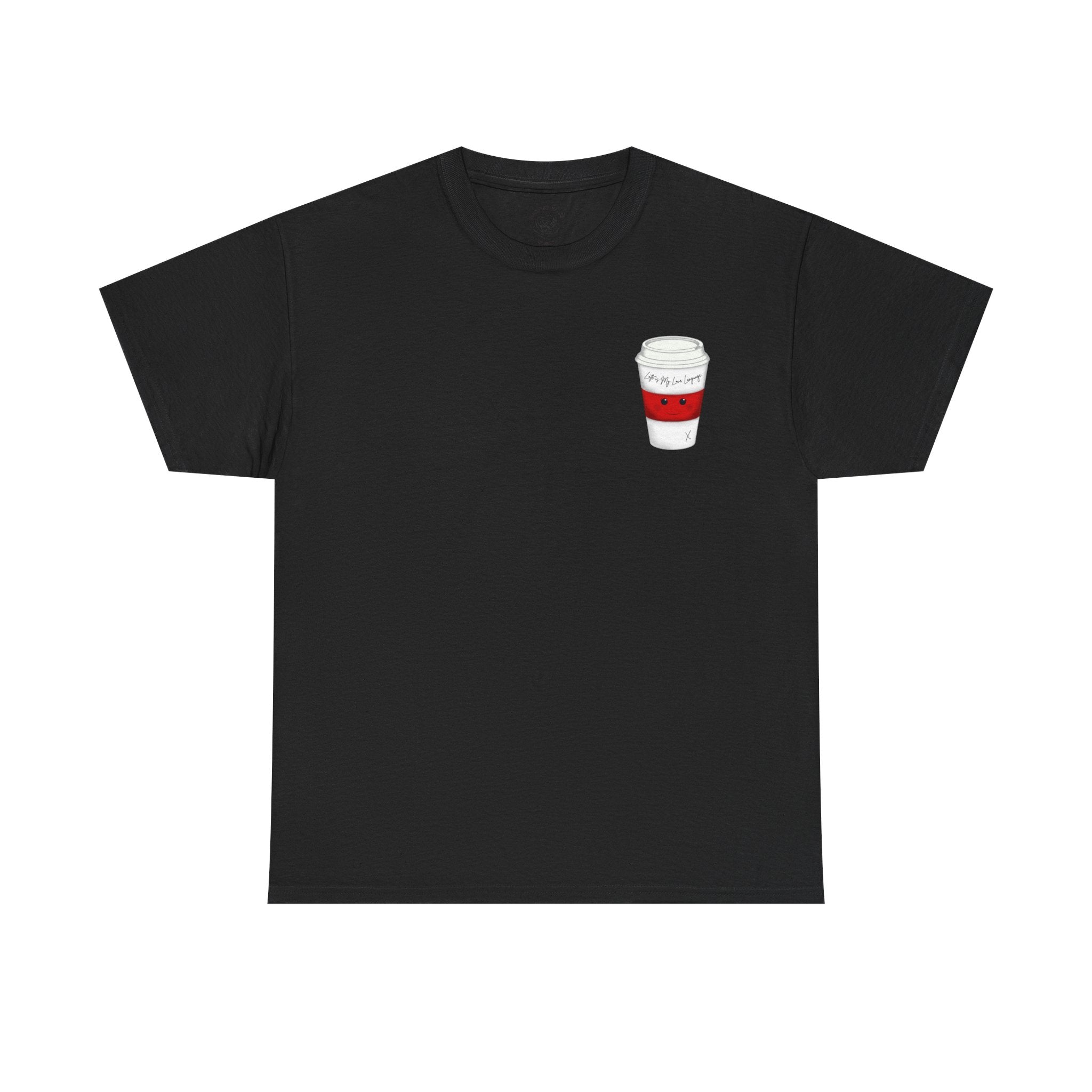 Coffee Cup Tee — 'Latte is my Love Language' Graphic T-Shirt