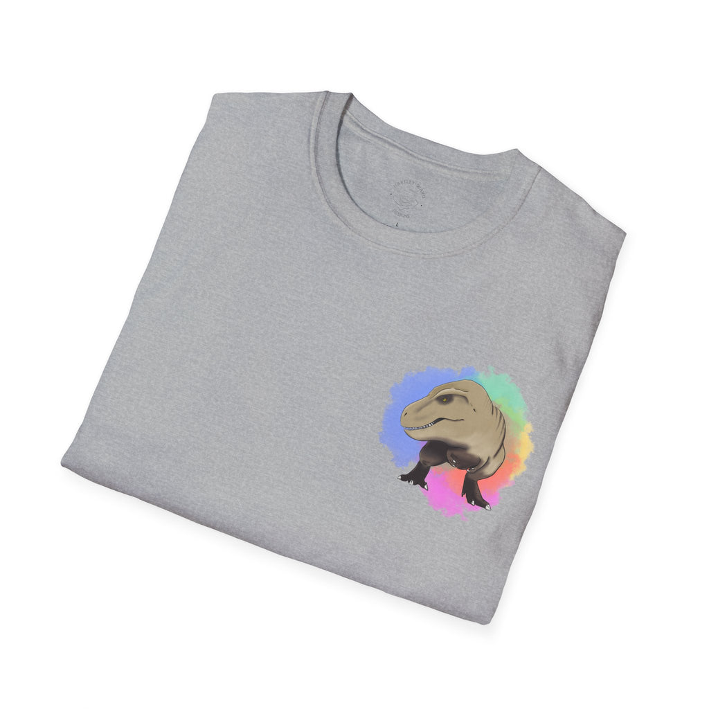 T-Rex T-Shirt - Watercolour Splash