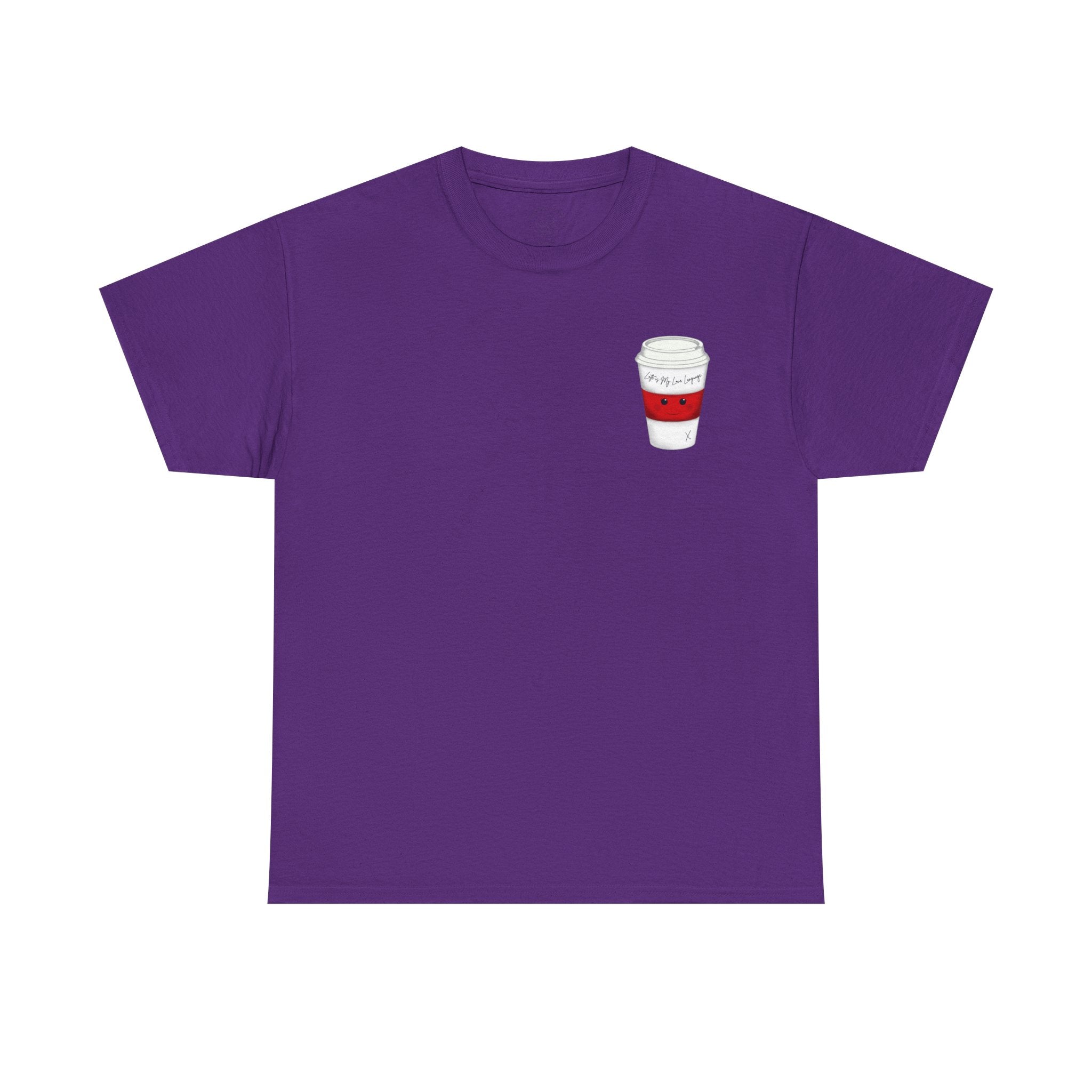 Coffee Cup Tee — 'Latte is my Love Language' Graphic T-Shirt