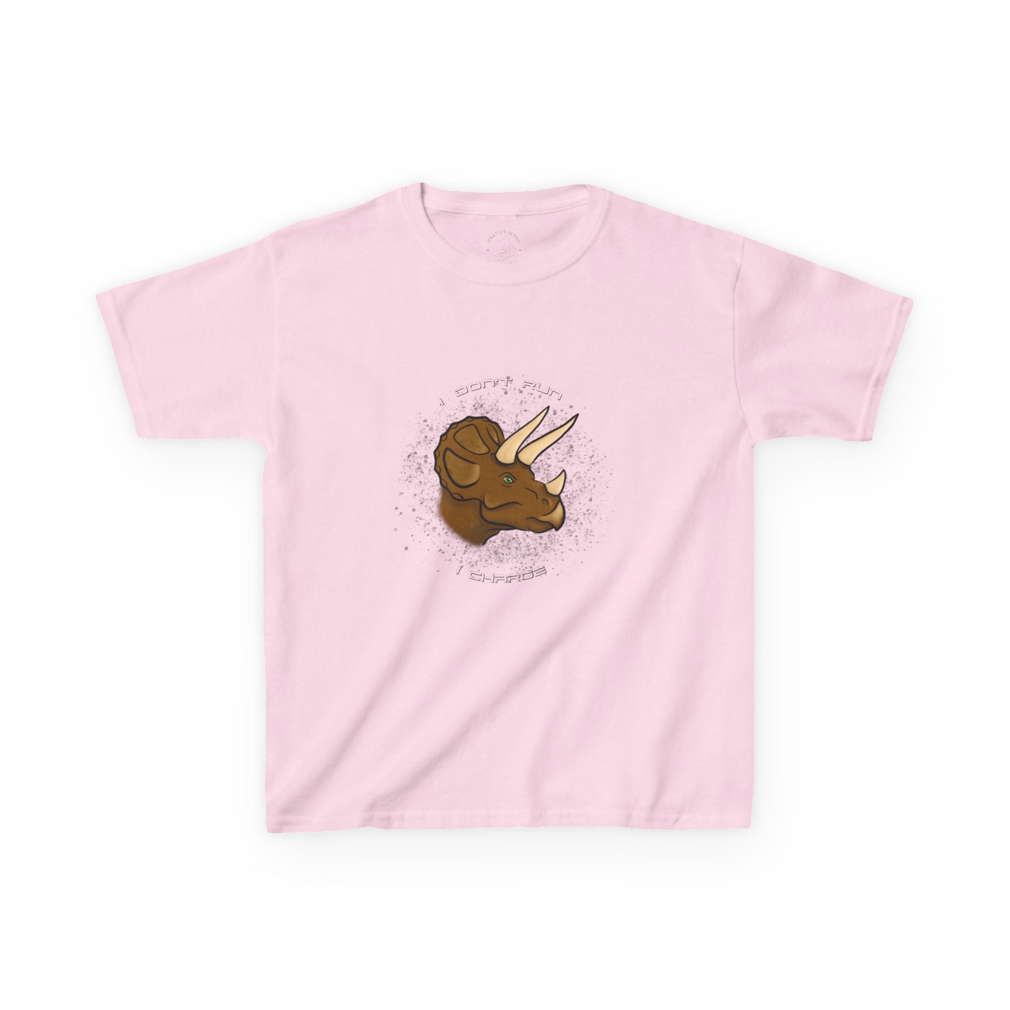 Kids T-Shirt — Cute Triceratops Dino Graphic Tee