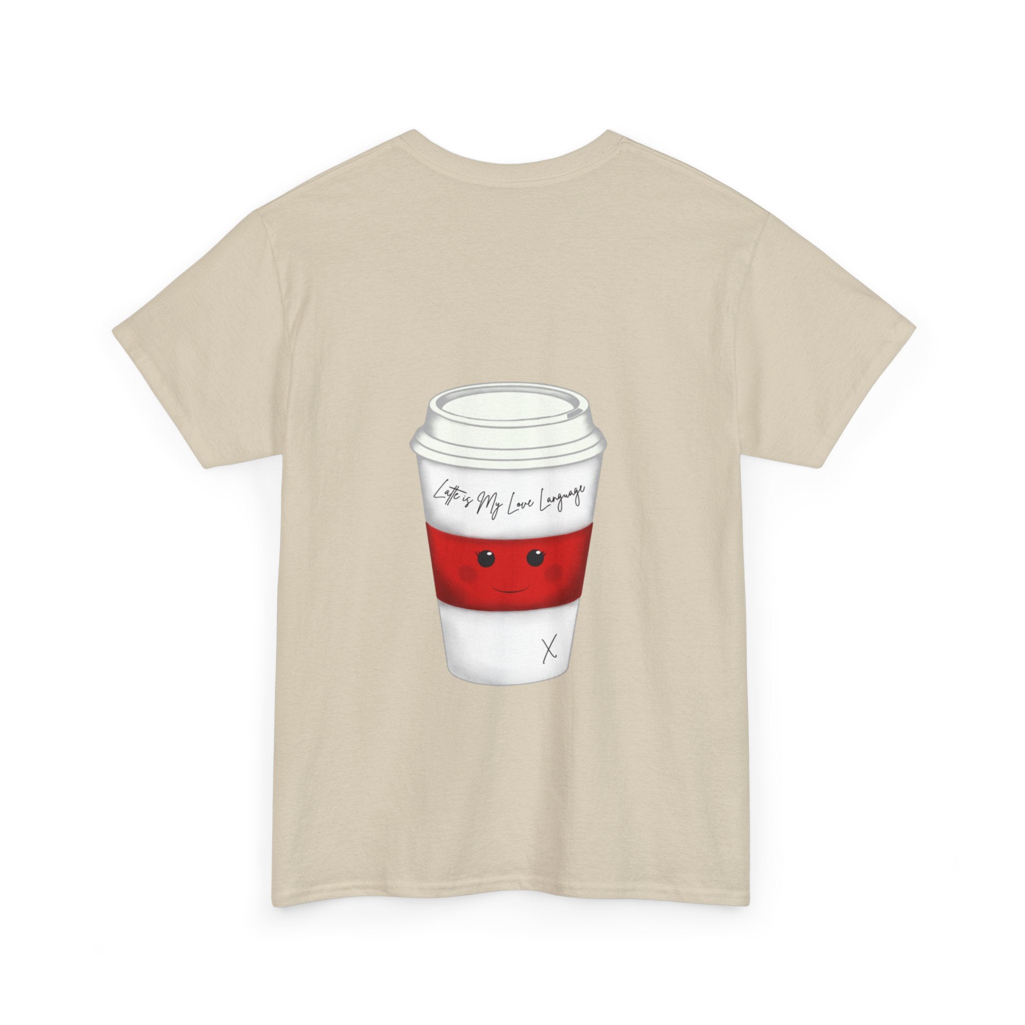 Coffee Cup Tee — 'Latte is my Love Language' Graphic T-Shirt