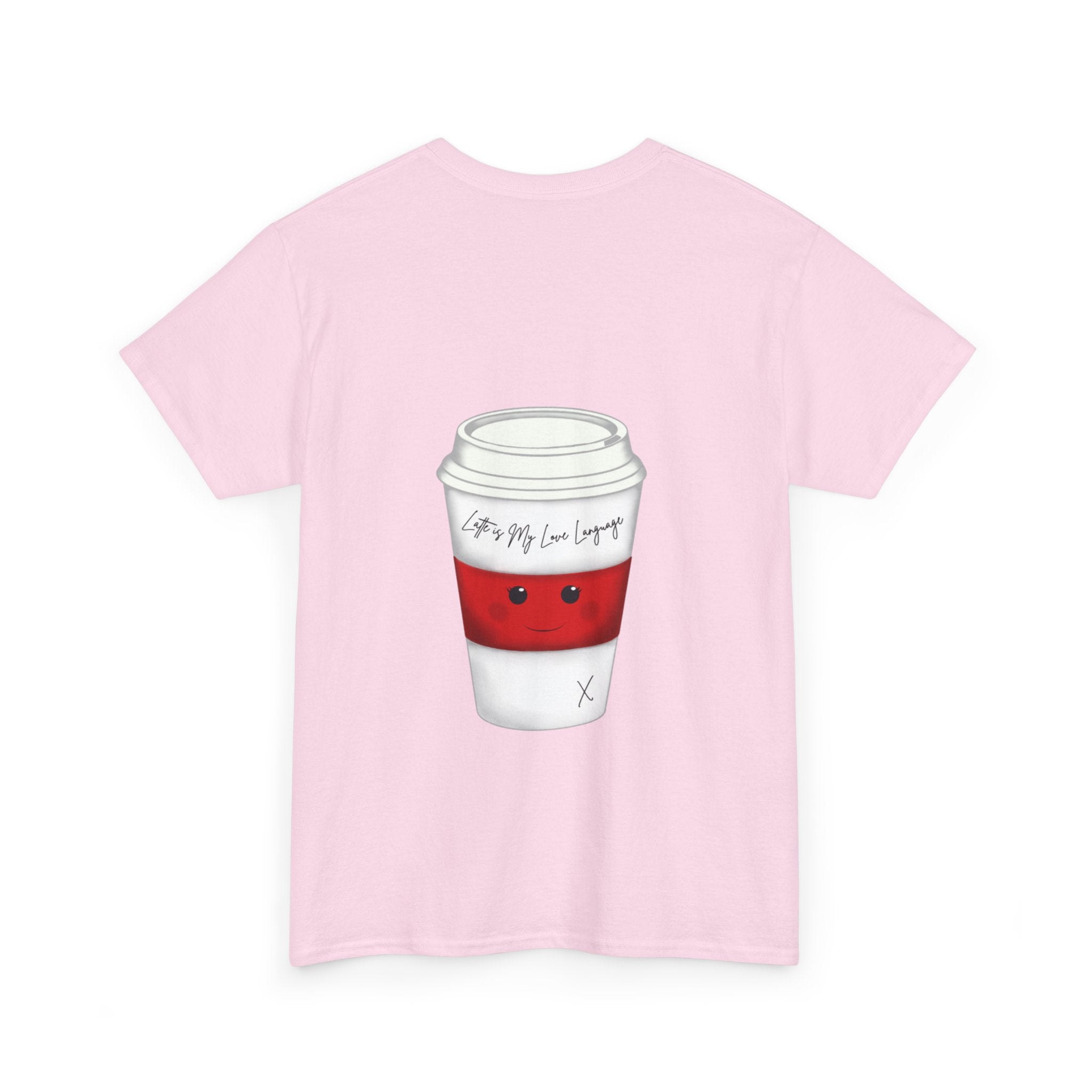 Coffee Cup Tee — 'Latte is my Love Language' Graphic T-Shirt