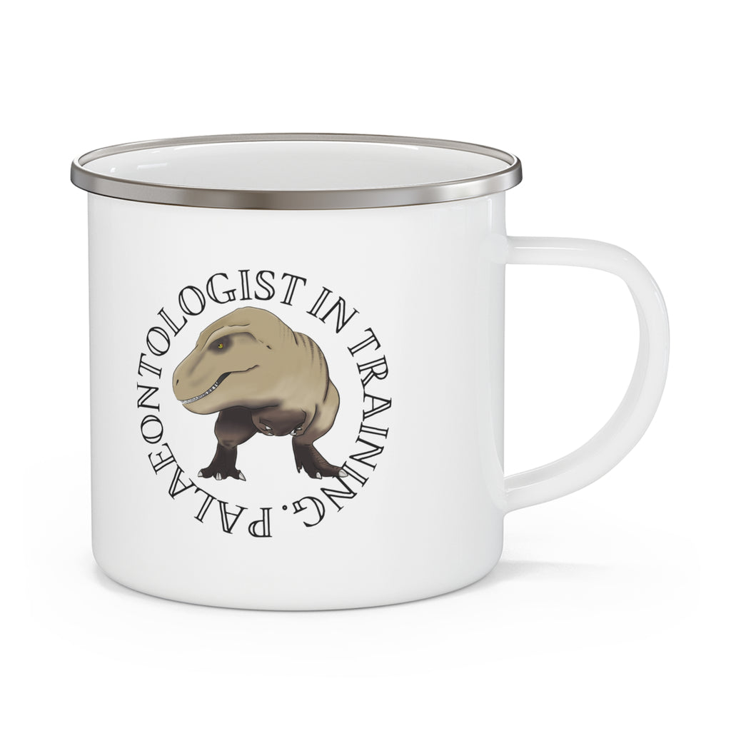 Enamel Mug — "Palaeontologist In Training" Fossil Hunting Cup