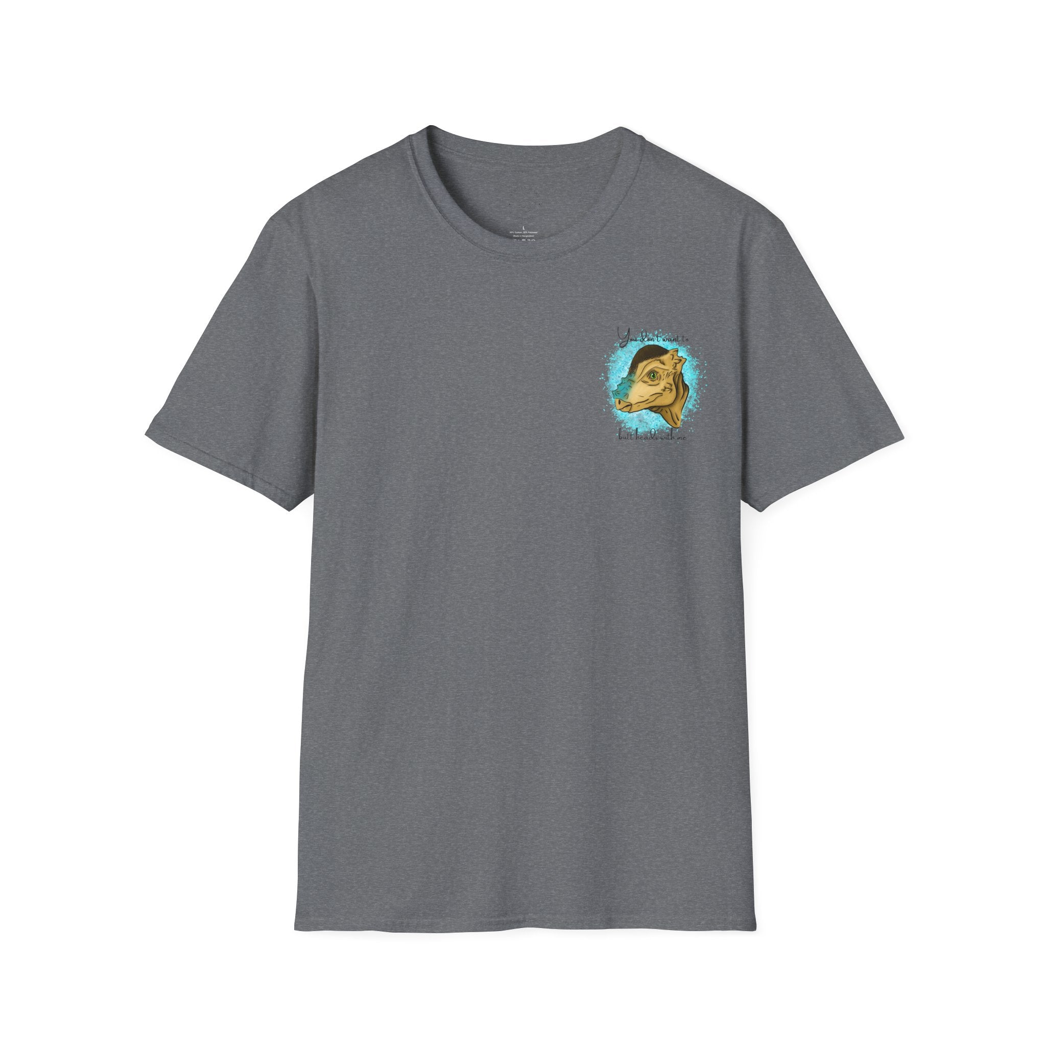 Pachycephalosaurus - 'You don't want to butt heads with me' T-Shirt - Dinosaur