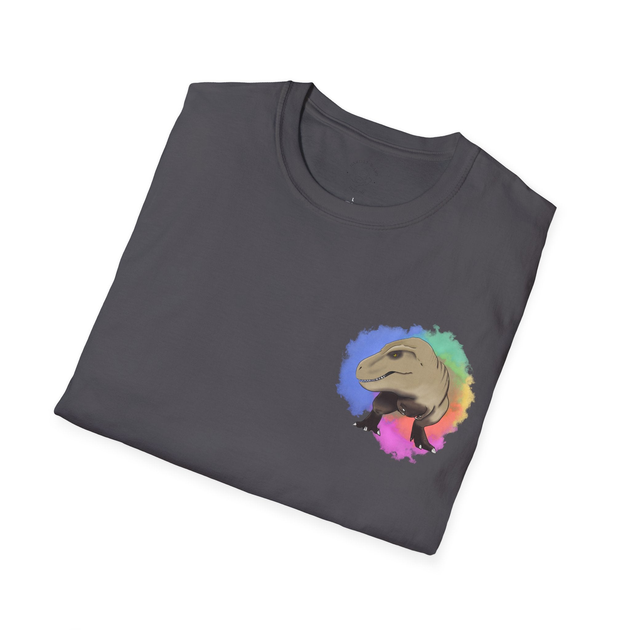 T-Rex T-Shirt - Watercolour Splash